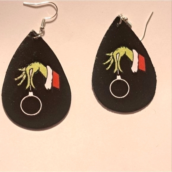 Jewelry - Grinch Earrings Fashion Jewelry